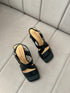 Ladies Cross Strap Open Toe Heels